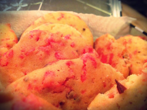 Cookies aux pralines et aux amandes