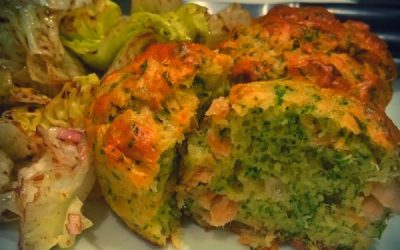 Les muffins au saumon fumé Les muffins au saumon fumé