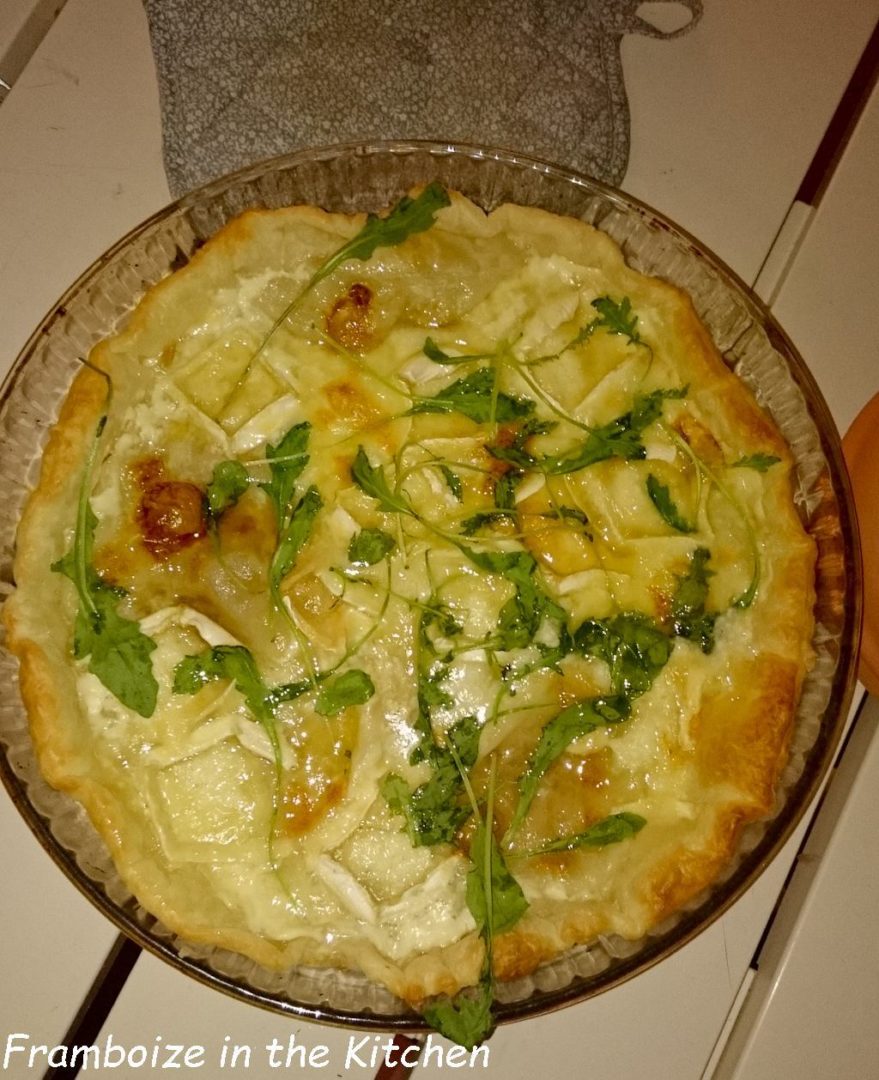Pizza au chèvre et au miel