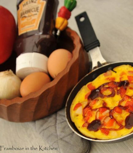 omelette poivron oignon