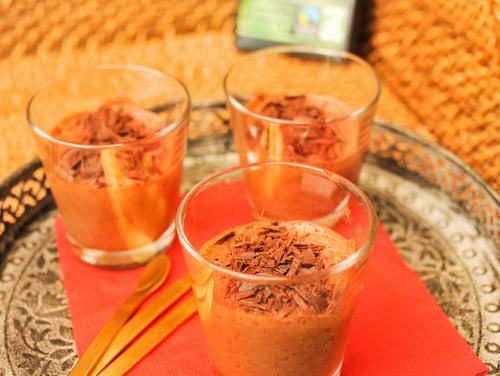 Mousse au chocolat sans sucre ajouté