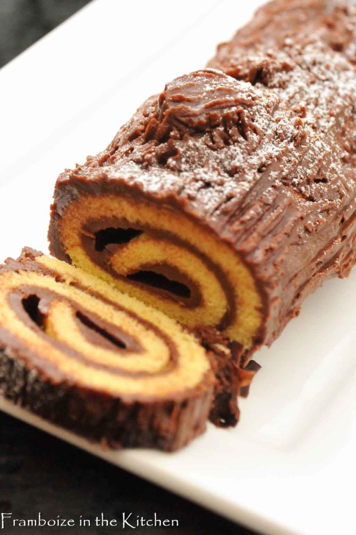 Bûche de Noël au chocolat | Recettes simples et faciles de Framboize