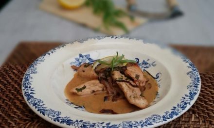 Aiguillettes de poulet, citron estragon