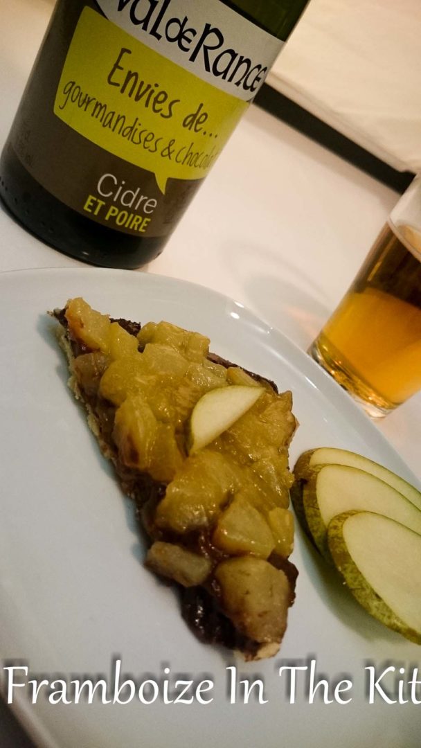 Tarte aux poires et chocolat