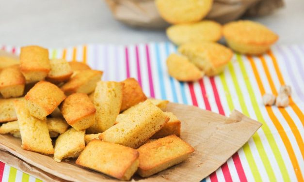 Financiers aux amandes et aux pois chiche