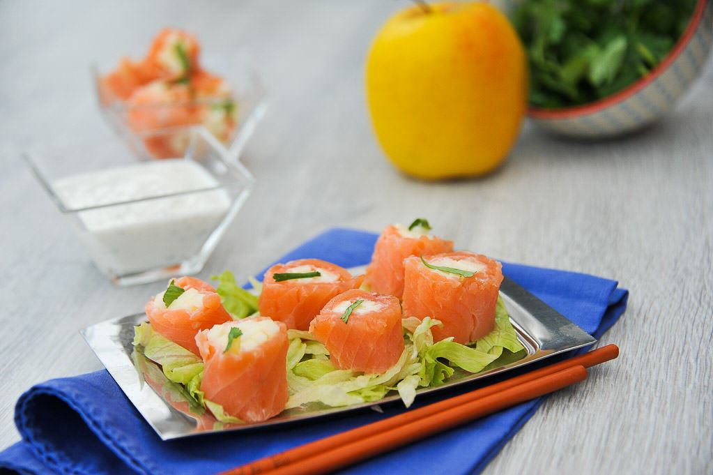 Roulé de saumon aux pommes Tentation