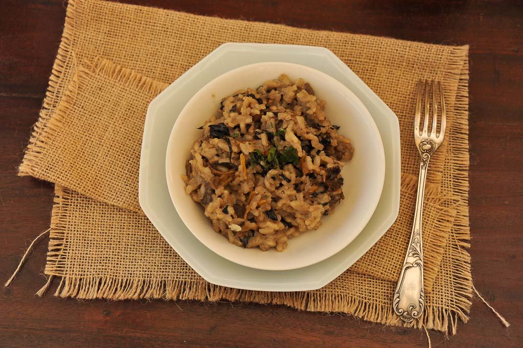 risotto champignons et huile de truffes davoli
