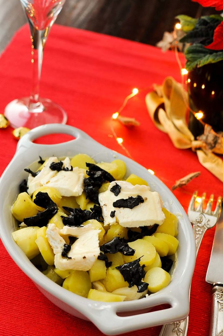 Gratin de pommes de terre champignon-chaource