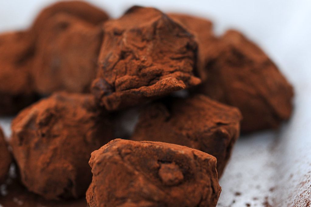 Truffes chocolat caramel praliné bonne maman