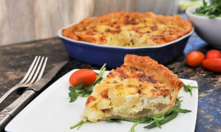 Quiche aux panais, aux poire et à la Fourme d’Ambert