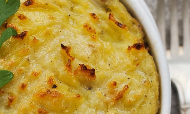 Hachis parmentier avec la pomme de terre Pompadour