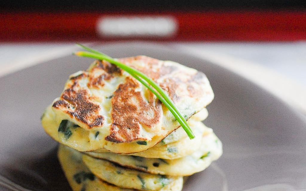 Blinis de pomme de terre et ciboulette