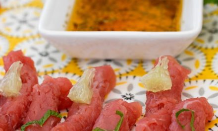 Carpaccio de boeuf Citron vert et menthe de Bigard