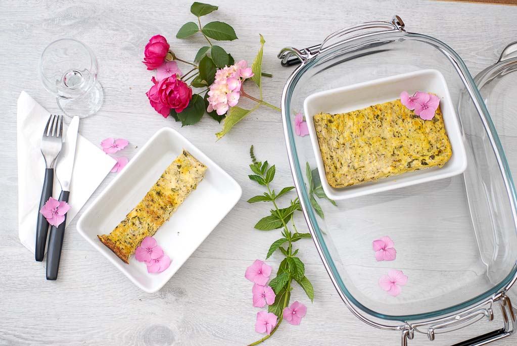 Gratin de courgettes au bruccio