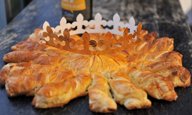 Galette des rois à la frangipane en soleil