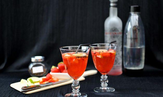 Cocktail : Gin tonic à la fraise