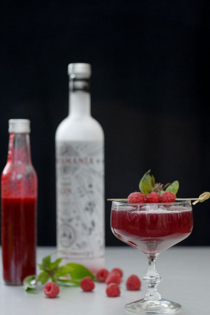 Gin tonic framboises Gin tonic framboises