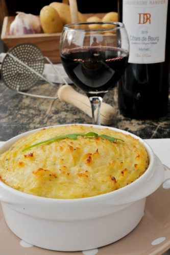 Hachis parmentier et pomme de terre pompadour Hachis parmentier et pomme de terre pompadour
