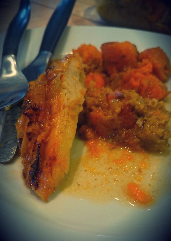 poulet farci abricot pistache