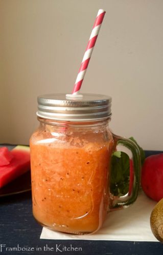 smoothie pastèque brugnon kiwi