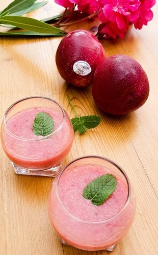 délicieux Gaspacho de nectarine sanguine