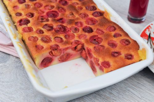 délicieux clafoutis aux cerises
