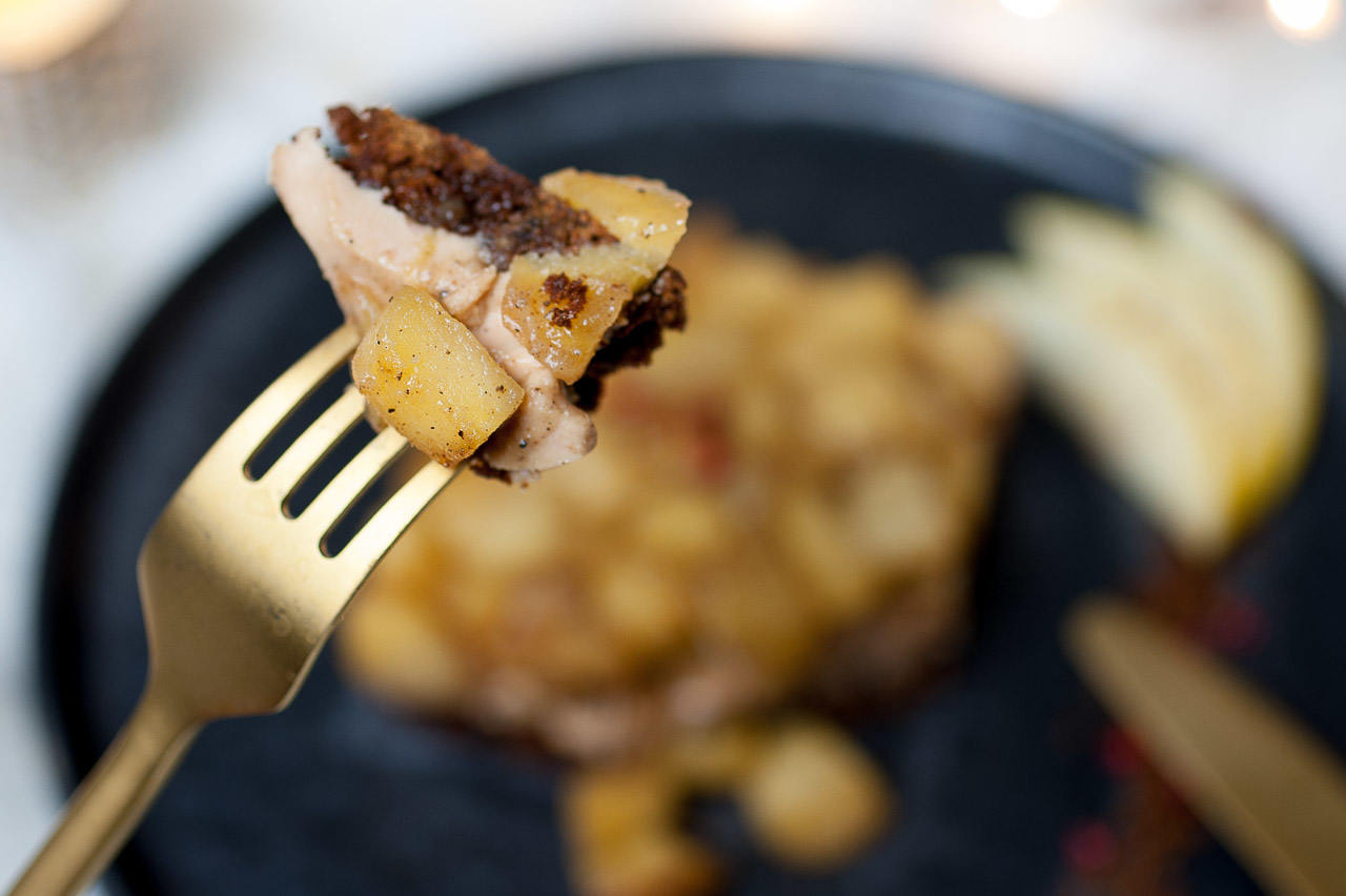 délicieux foie gras pommes tentation façon tatin