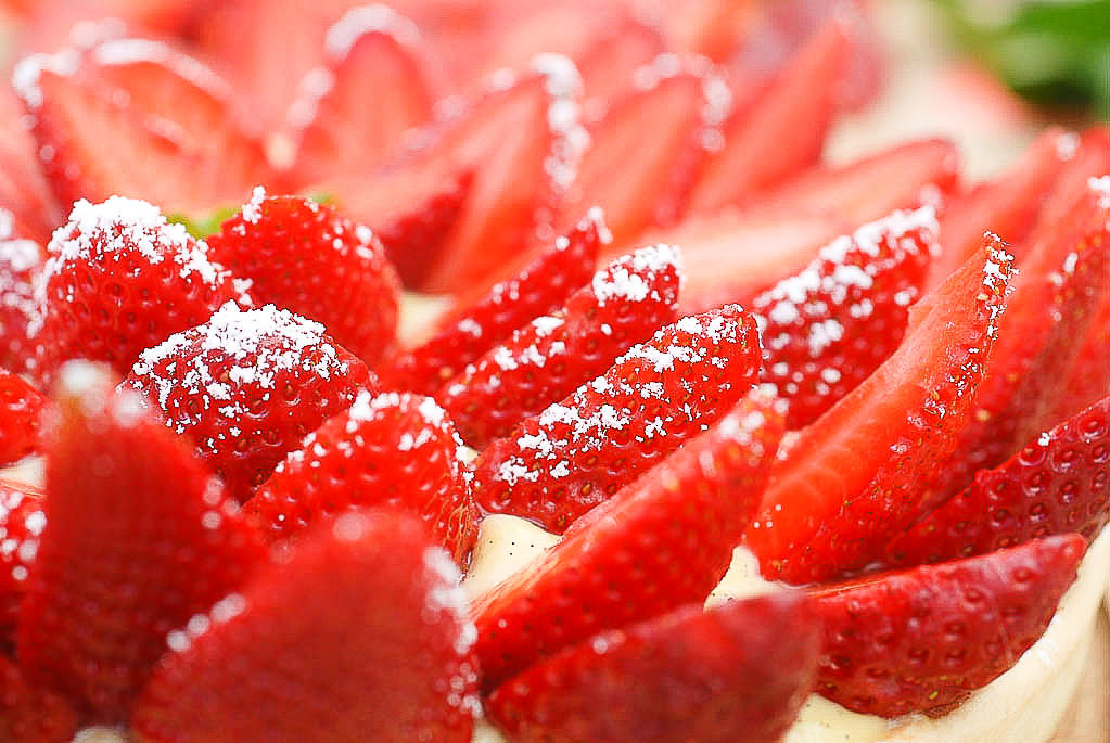 Tarte aux fraises label rouge