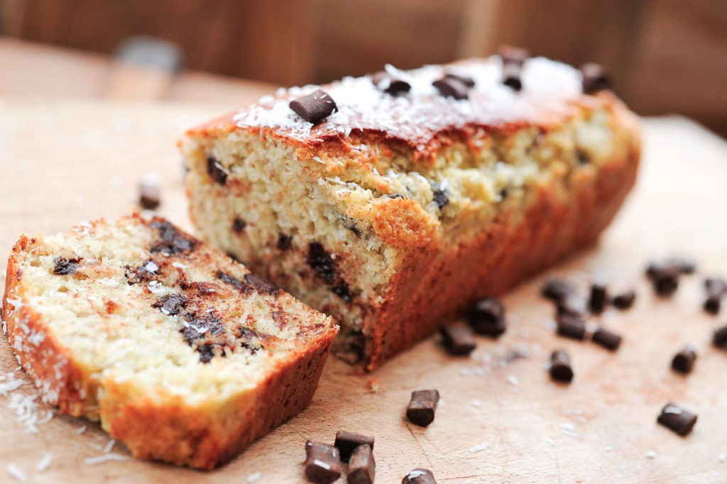 Mon délicieux cake noix de coco et chocolat