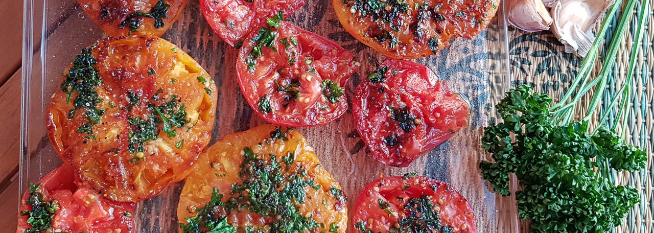 Tomates grillées à la Plancha