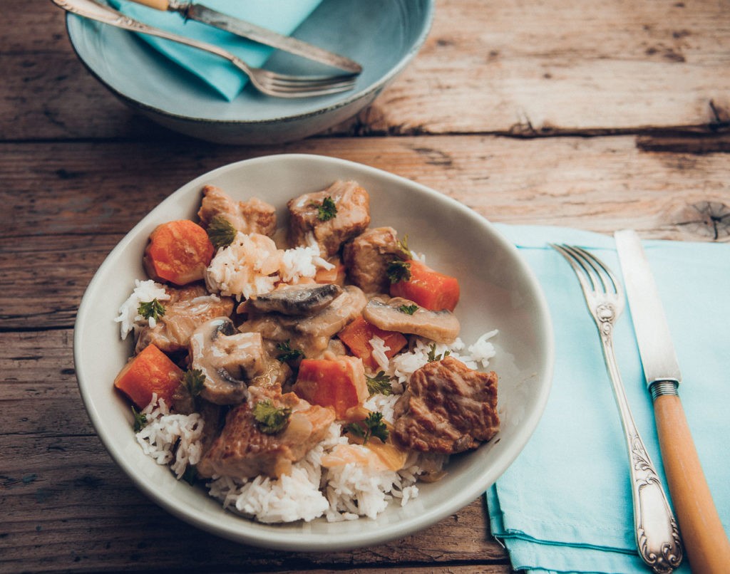 Blanquette de veau sans gras au cookéo