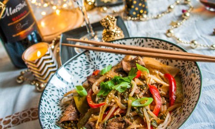 Wok de boeuf façon asiatique et accord vin Madiran Maestria Plaimont Producteurs