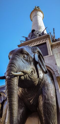 Chambery fontaine des éléphants