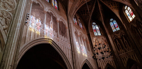 Chambery cathédrale et trompe l'oeil