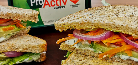 Mon club sandwich végétarien