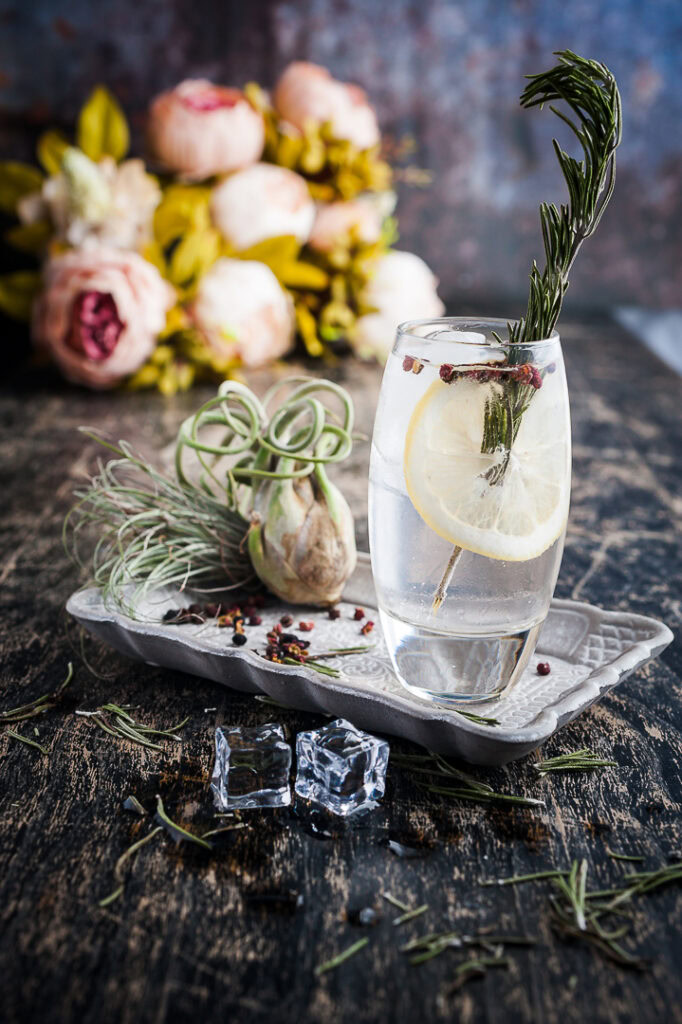 Gin tonic romarin